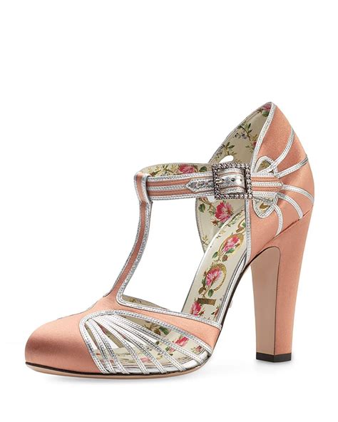 gucci mariska dorsay t-strap sandal|Women's Designer Luxury Platforms Sandals .